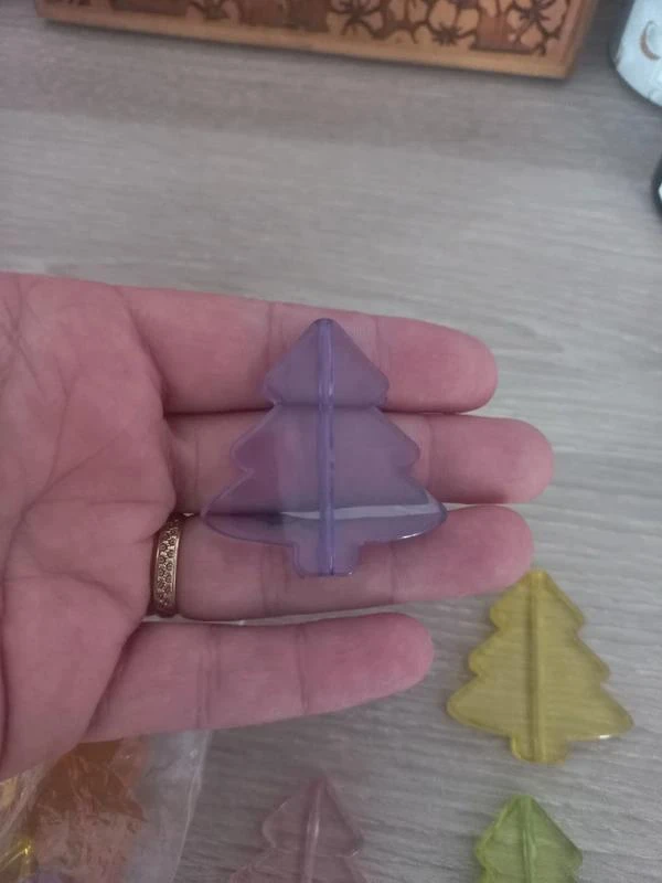 Lote de Árvores de Natal Acrílicas Multicolores – photo 2